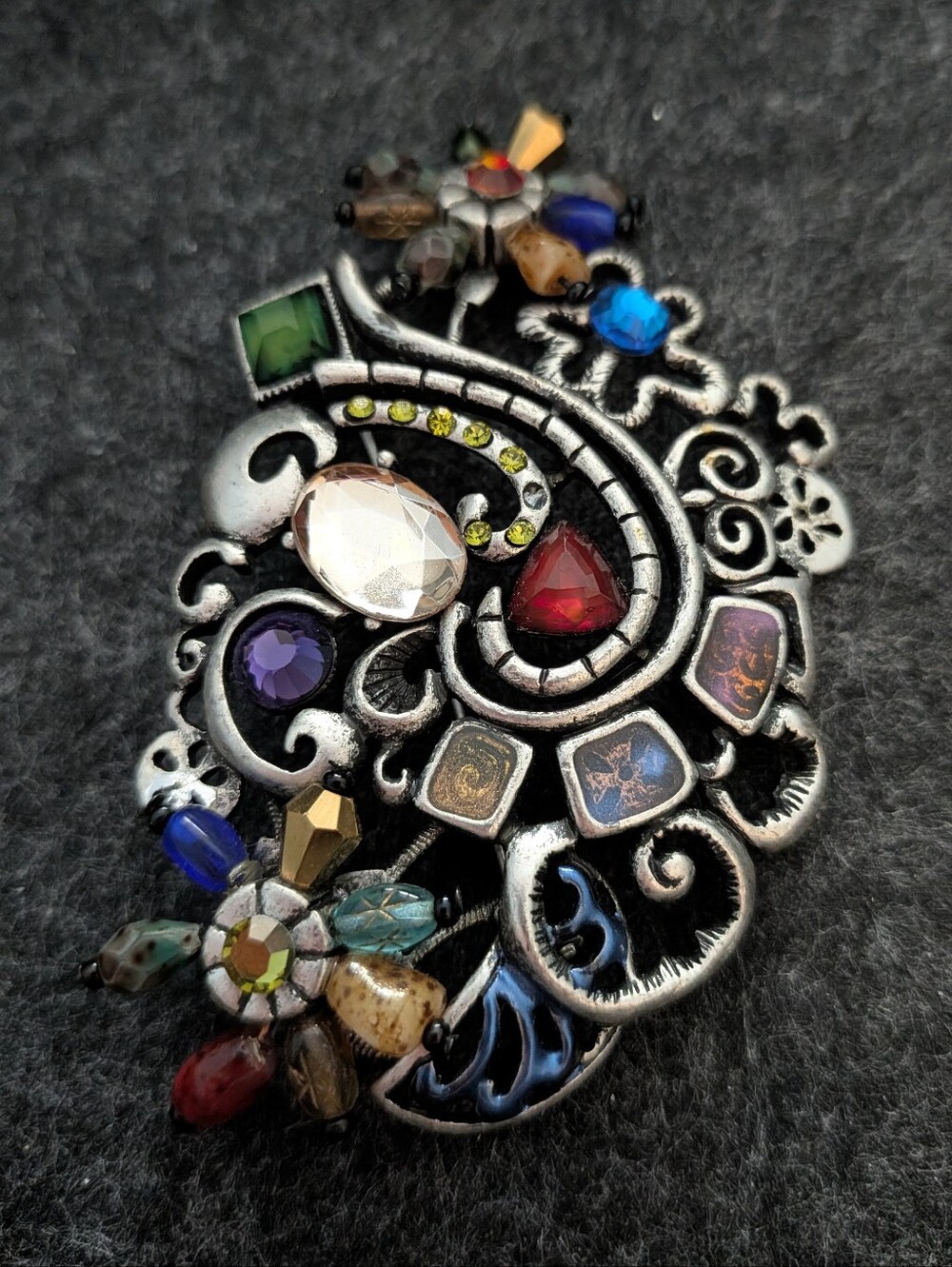 Vintage Chico’s Ornate Statement Brooch Boho